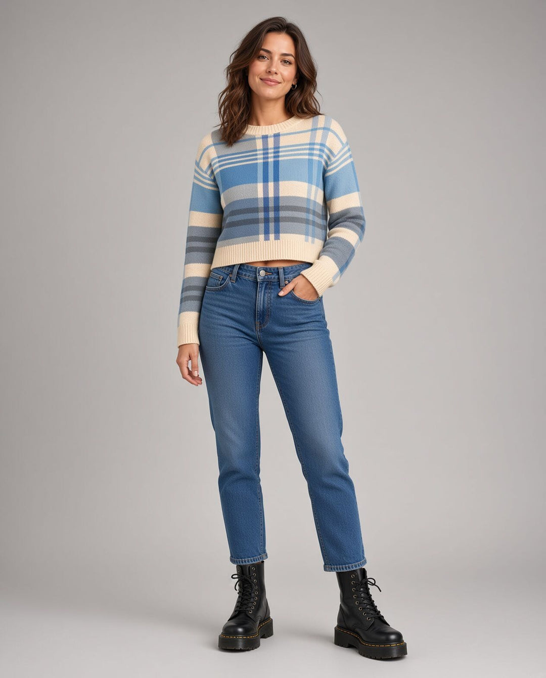 Vorbestellung | "Modern Tartan Blau" fadenwunsch 
