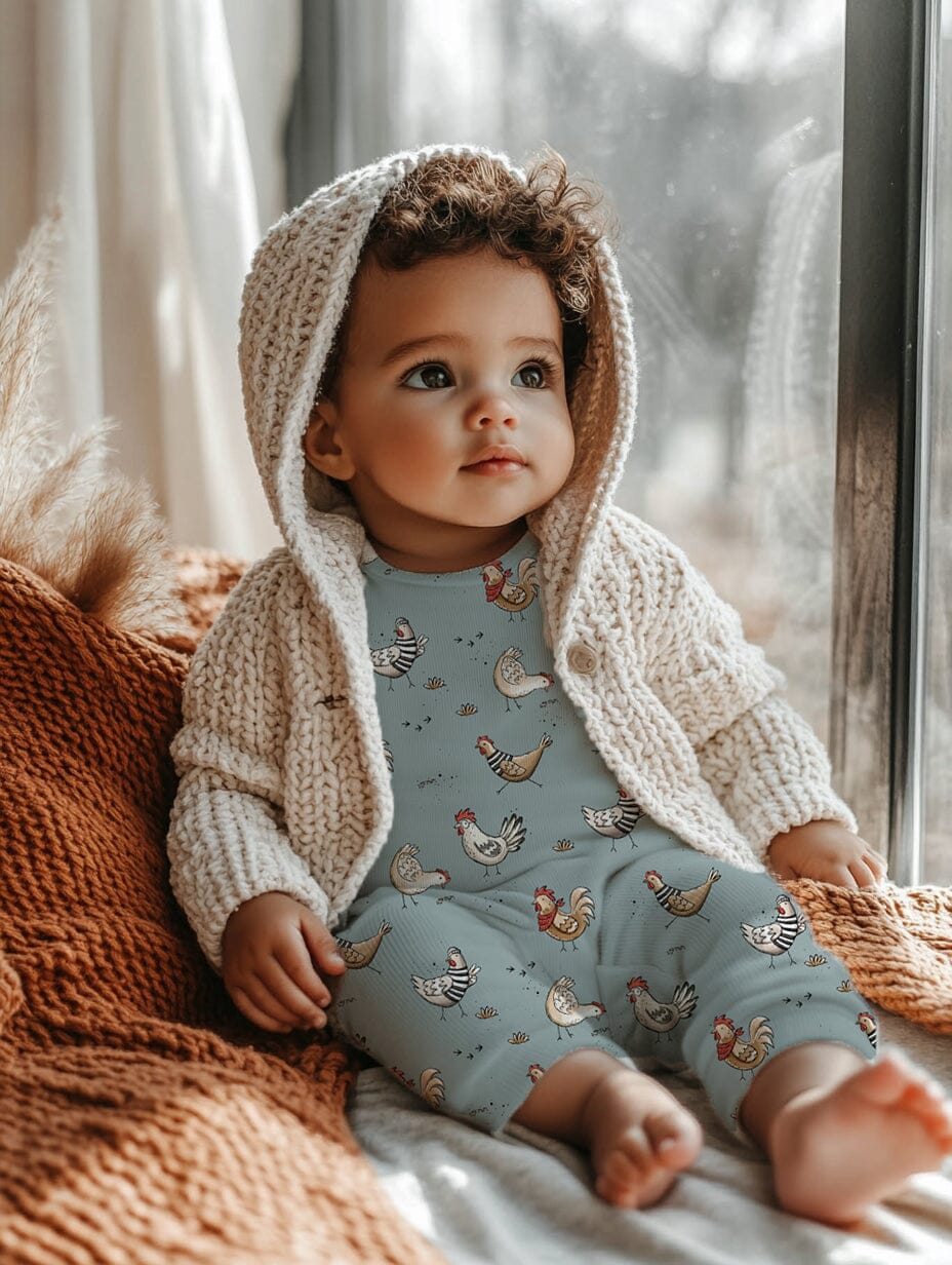 Vorbestellung | "Hühner Cool - Mintgrau" fadenwunsch 