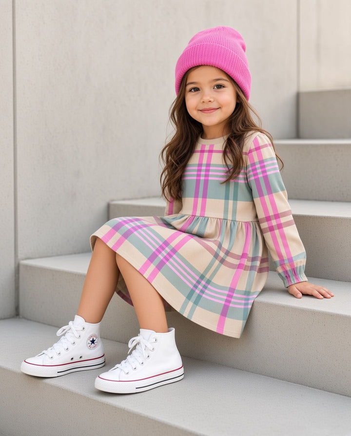 Vorbestellung | "Modern Tartan Pink" fadenwunsch 
