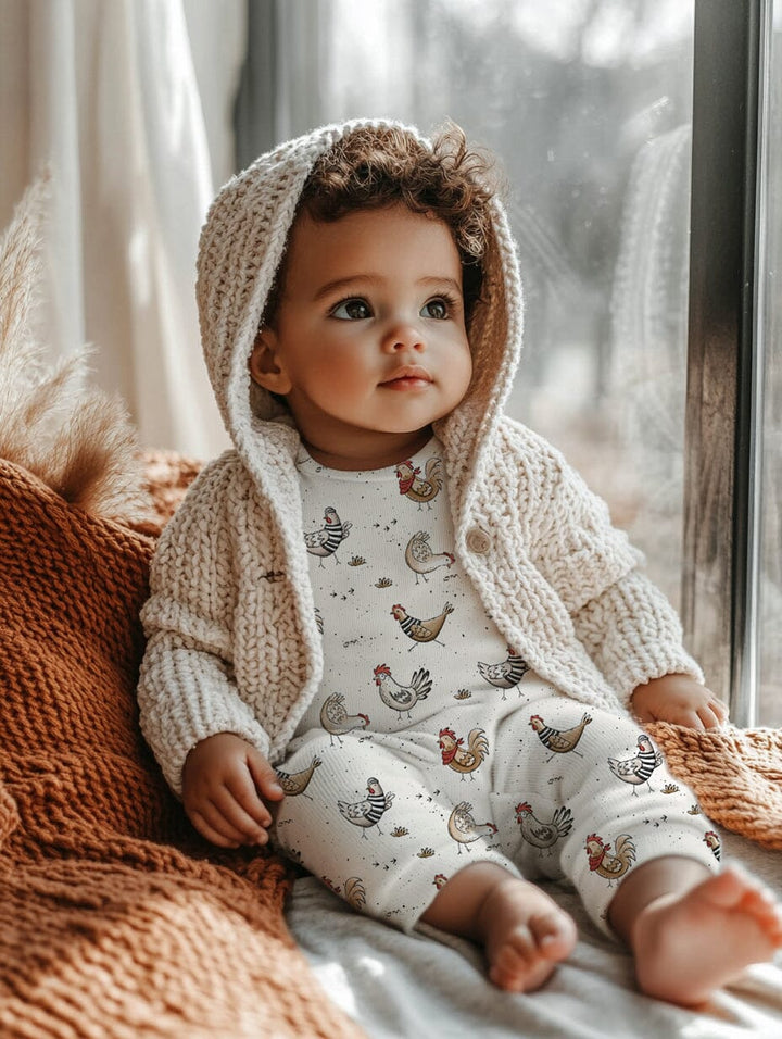 Vorbestellung | "Hühner Cool - Hellbeige" fadenwunsch 