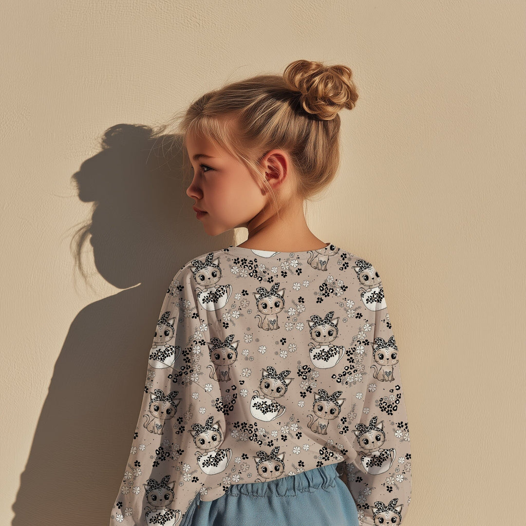 Vorbestellung | "Tassenkitty - Leo Dunkelbeige" fadenwunsch 