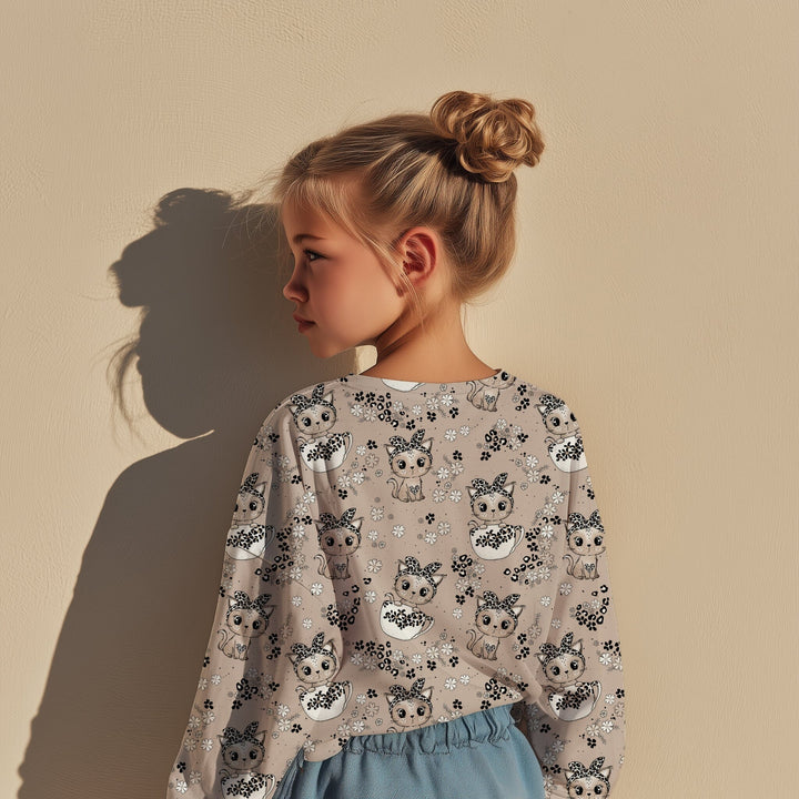 Vorbestellung | "Tassenkitty - Leo Dunkelbeige" fadenwunsch 