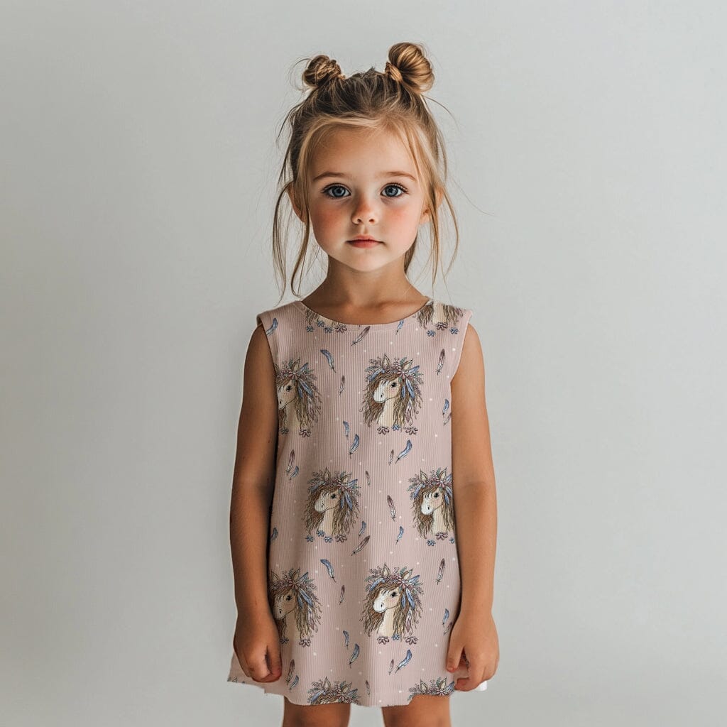 Vorbestellung | "Pferde Lady mit Federn" fadenwunsch 