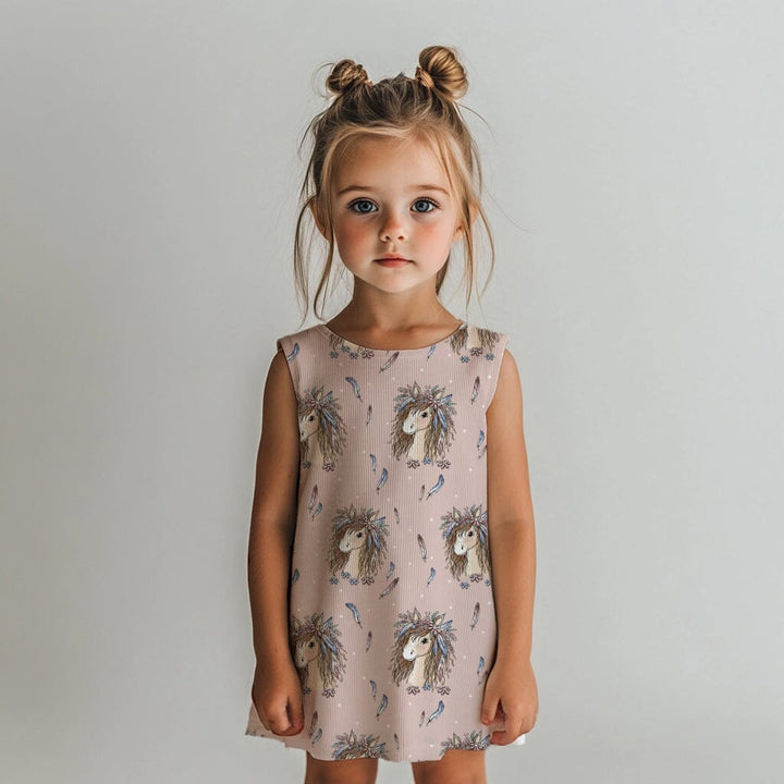 Vorbestellung | "Pferde Lady mit Federn" fadenwunsch 