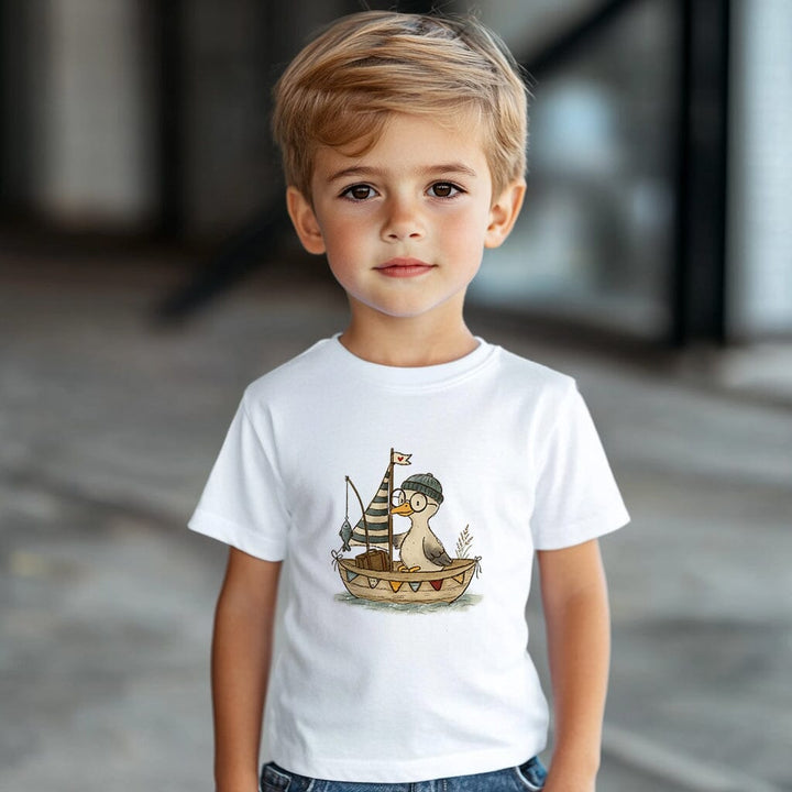 Vorbestellung | Bügelbild "Möwe Manni auf großer Fahrt" fadenwunsch 