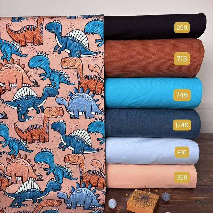"Dinotopia - Dunkelbeige" fadenwunsch 