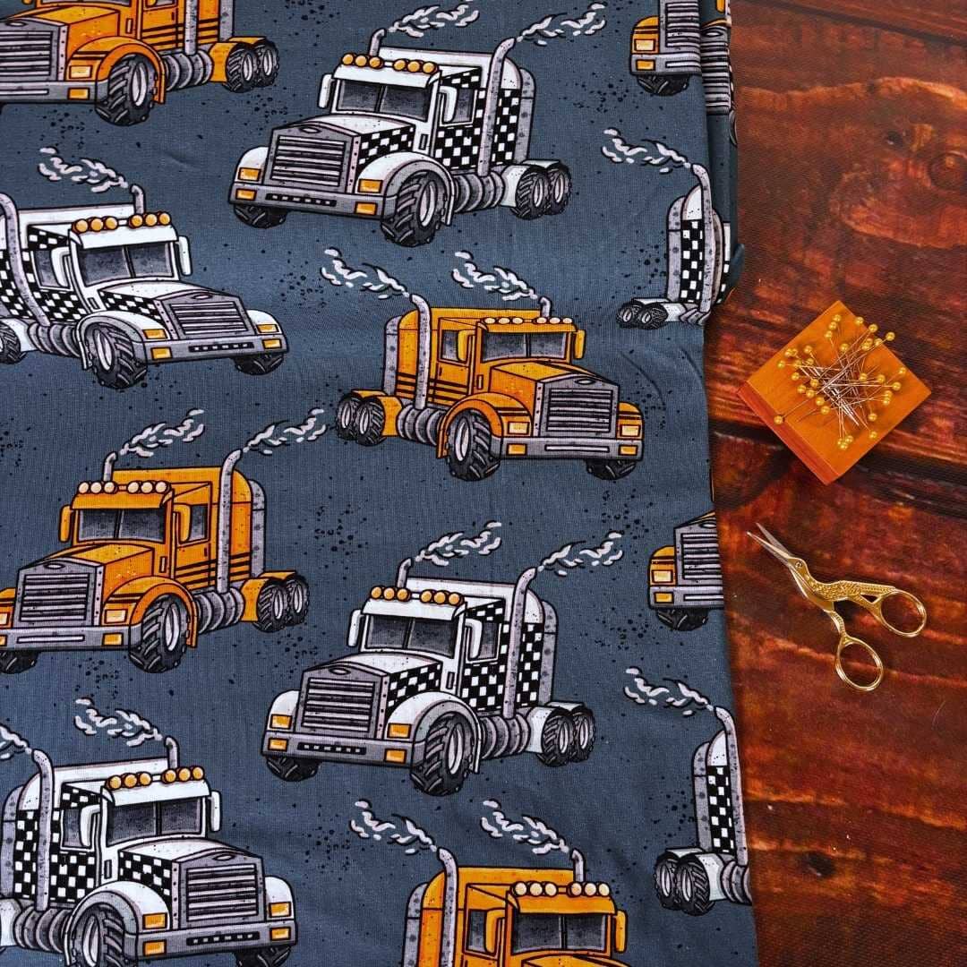 "LKW - Big Trucks - Gelb" fadenwunsch 