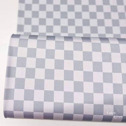 Lycra Checkerboard Grau fadenwunsch 