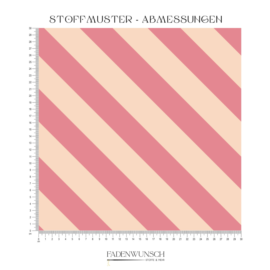 Vorbestellung | "Donut Love Kombi Streifen Rosa Apricot" fadenwunsch 