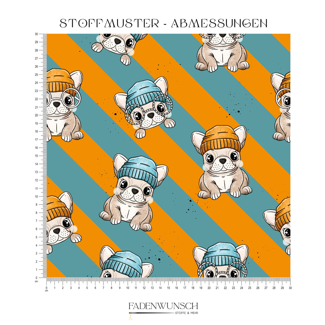 Vorbestellung | "Mopsi Streifen" fadenwunsch 