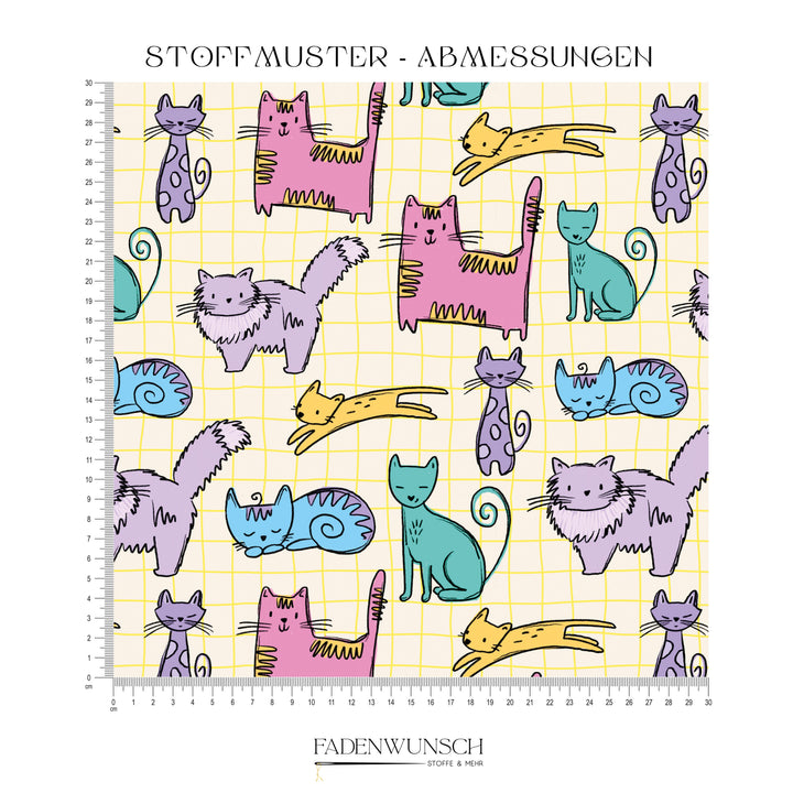 Vorbestellung | "Cat Scratch Bunt" fadenwunsch 