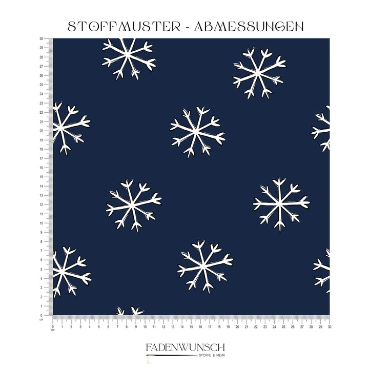 Vorbestellung | "Xmas Parts Eiskristall Blau" fadenwunsch 