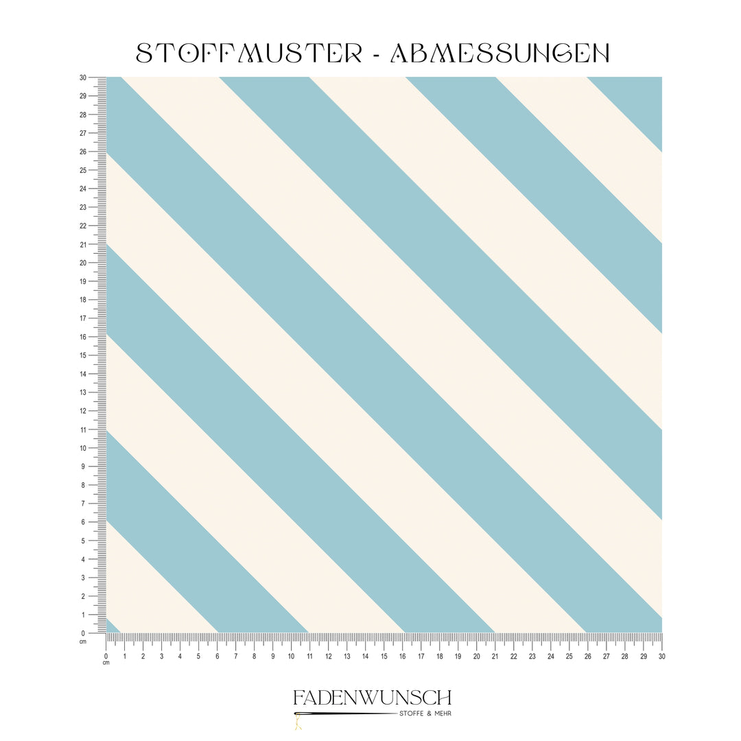 Vorbestellung | "Donut Love Kombi Streifen Blau Neutral" fadenwunsch 