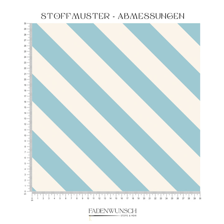 Vorbestellung | "Donut Love Kombi Streifen Blau Neutral" fadenwunsch 