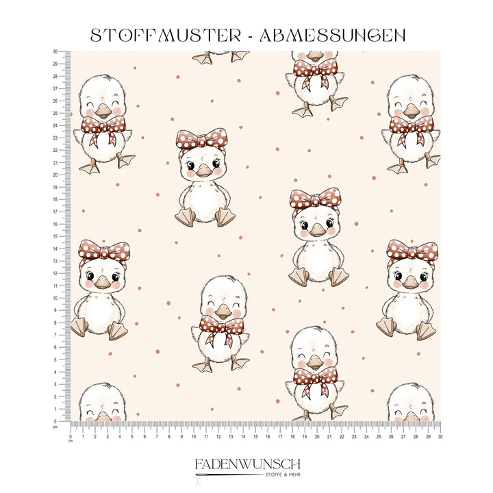 Vorbestellung | "Gänsebaby Girl Creme" fadenwunsch 