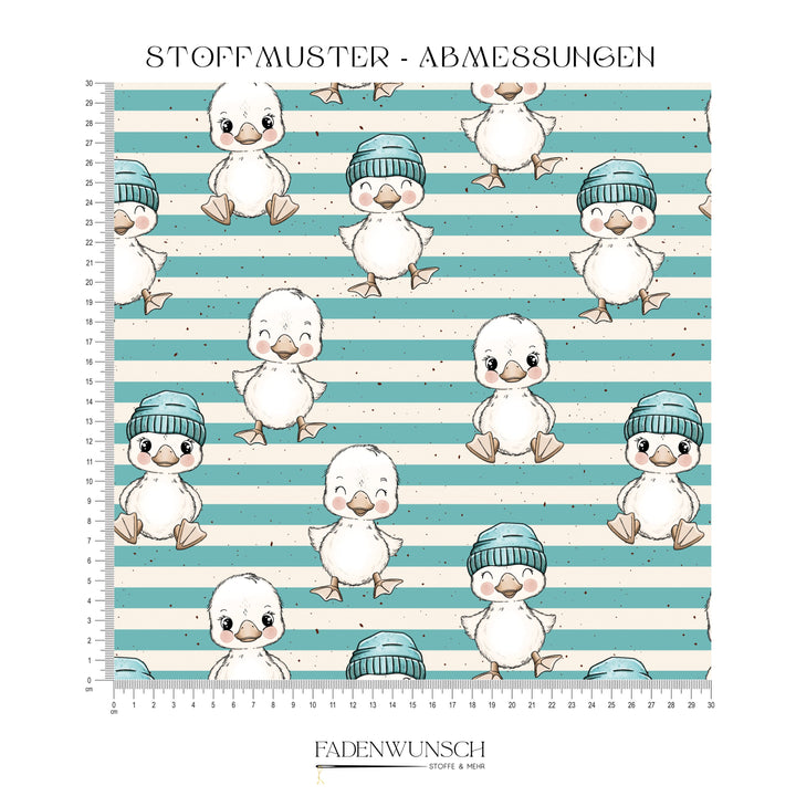 Vorbestellung | "Gänsebaby Boy Streifen" fadenwunsch 