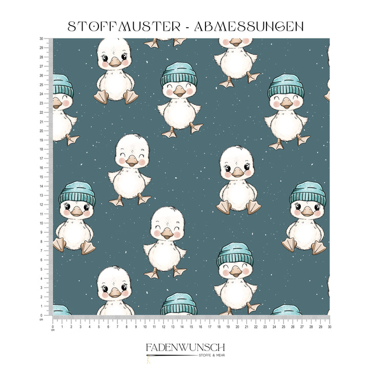 Vorbestellung | "Gänsebaby Boy Dusty Blue" fadenwunsch 