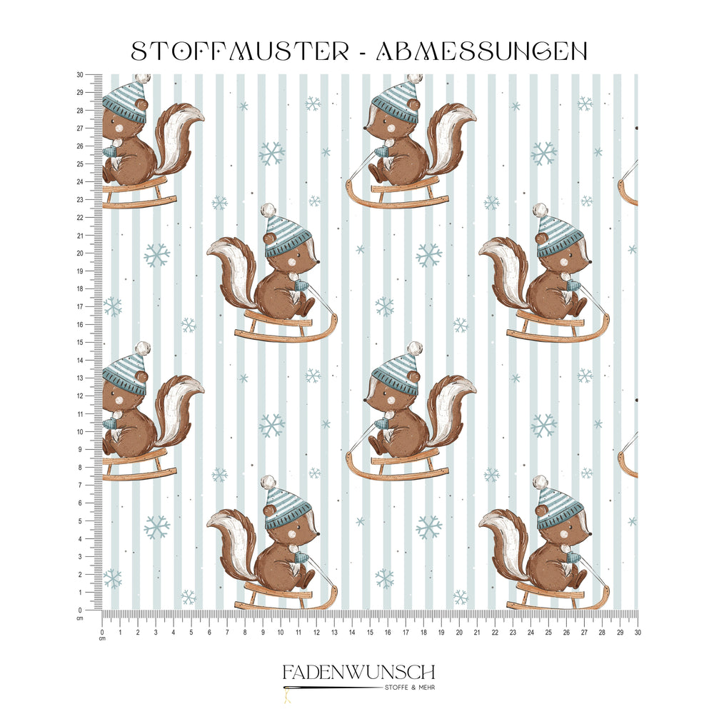 Vorbestellung | "Sledding Skunk Stripes" fadenwunsch 