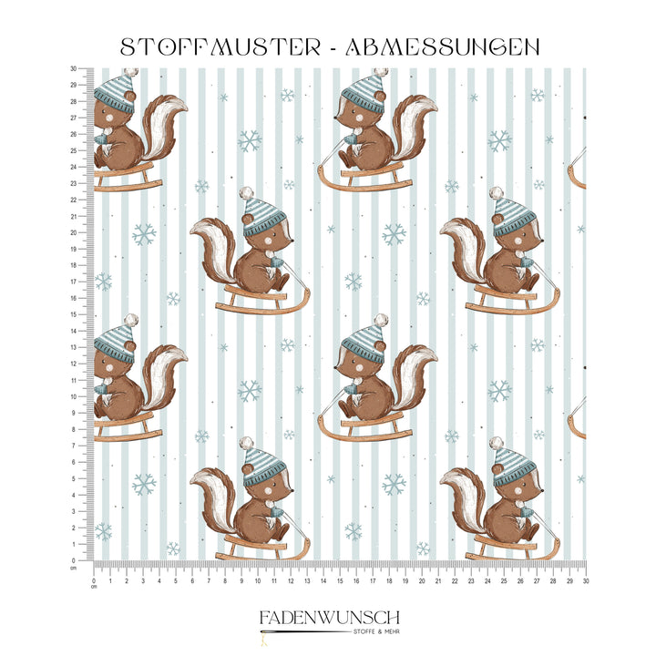 Vorbestellung | "Sledding Skunk Stripes" fadenwunsch 