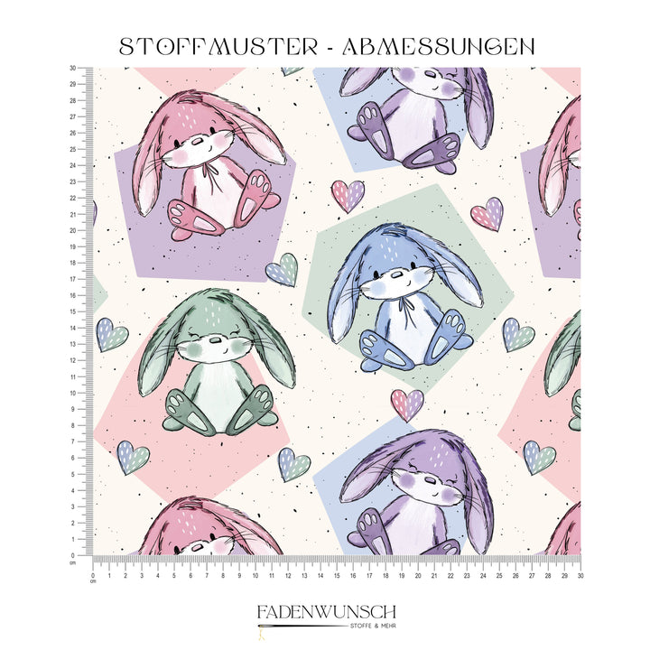Vorbestellung | "Hasen Scratch Bunt" fadenwunsch 