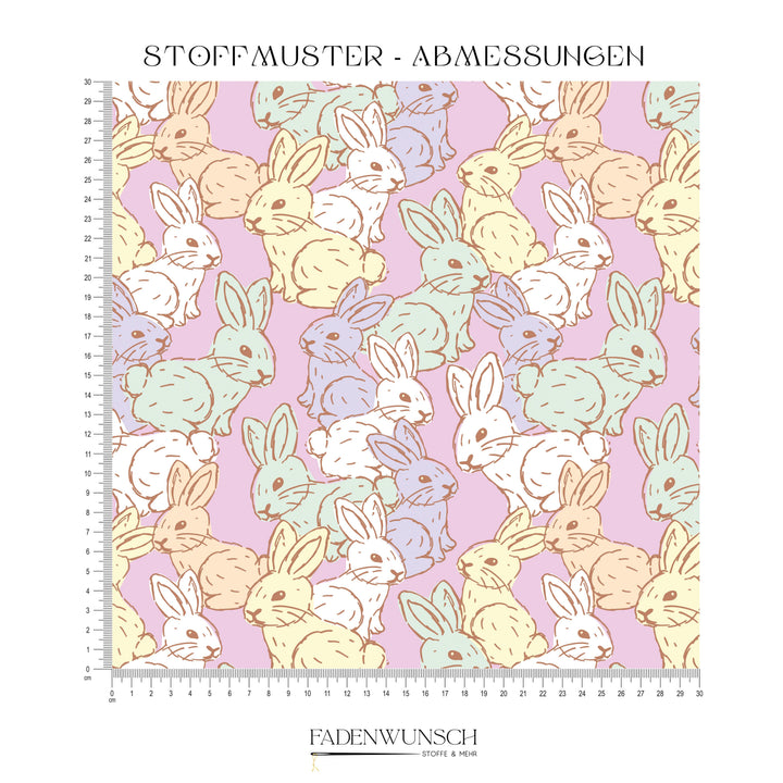 Vorbestellung | "Sketchy Rabbit Bunt" fadenwunsch 