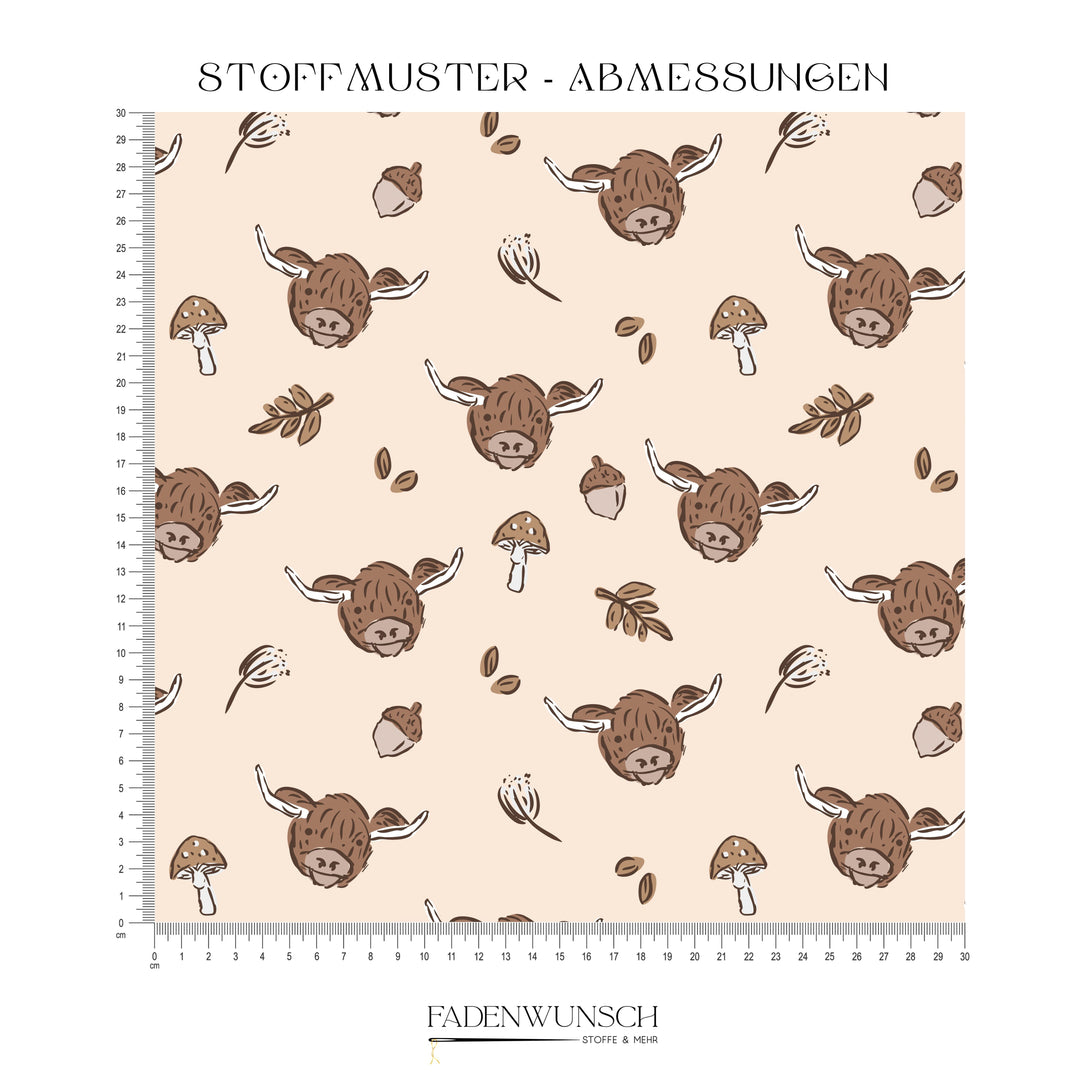 Vorbestellung | "Highland Cow" fadenwunsch 