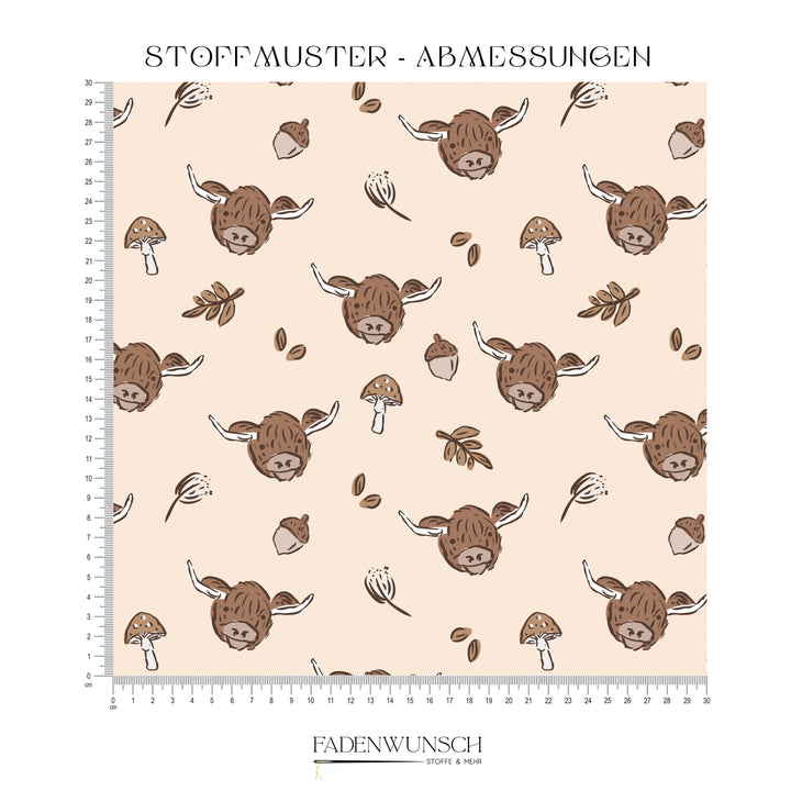 Vorbestellung | "Highland Cow" fadenwunsch 