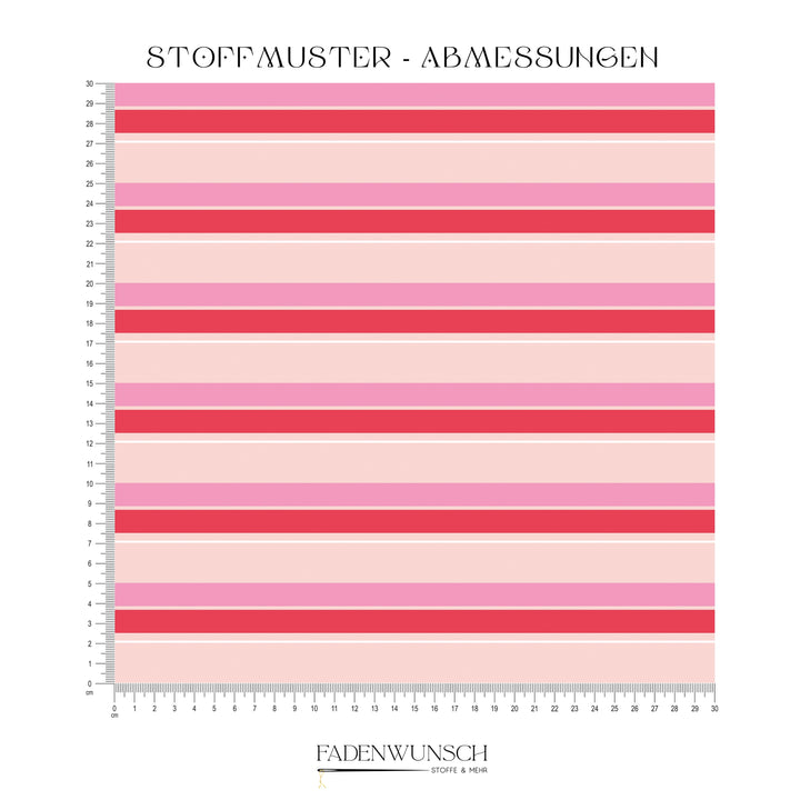 Vorbestellung | "Stripes Pink Coral Blush" fadenwunsch 