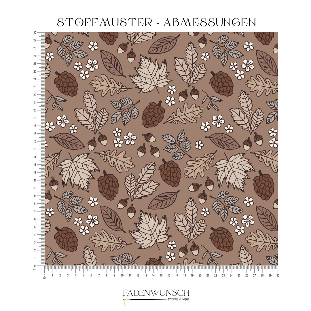 Vorbestellung | "Fallen Leaves Braun" fadenwunsch 
