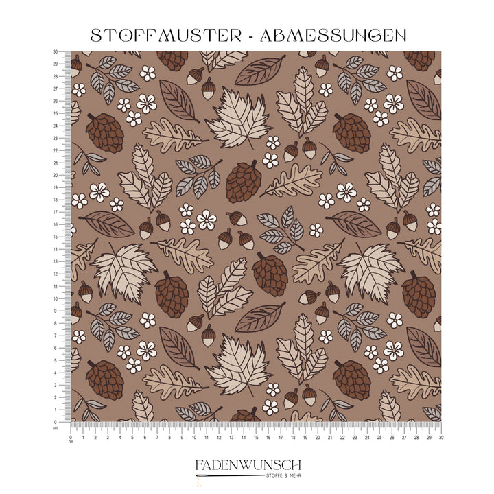 Vorbestellung | "Fallen Leaves Braun" fadenwunsch 