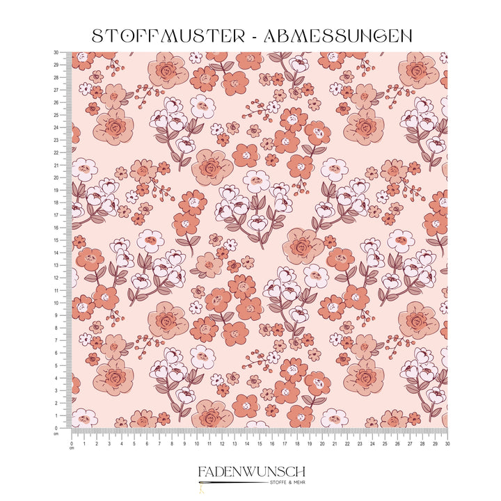 Vorbestellung | "Lush Bloom Rosa Orange" fadenwunsch 