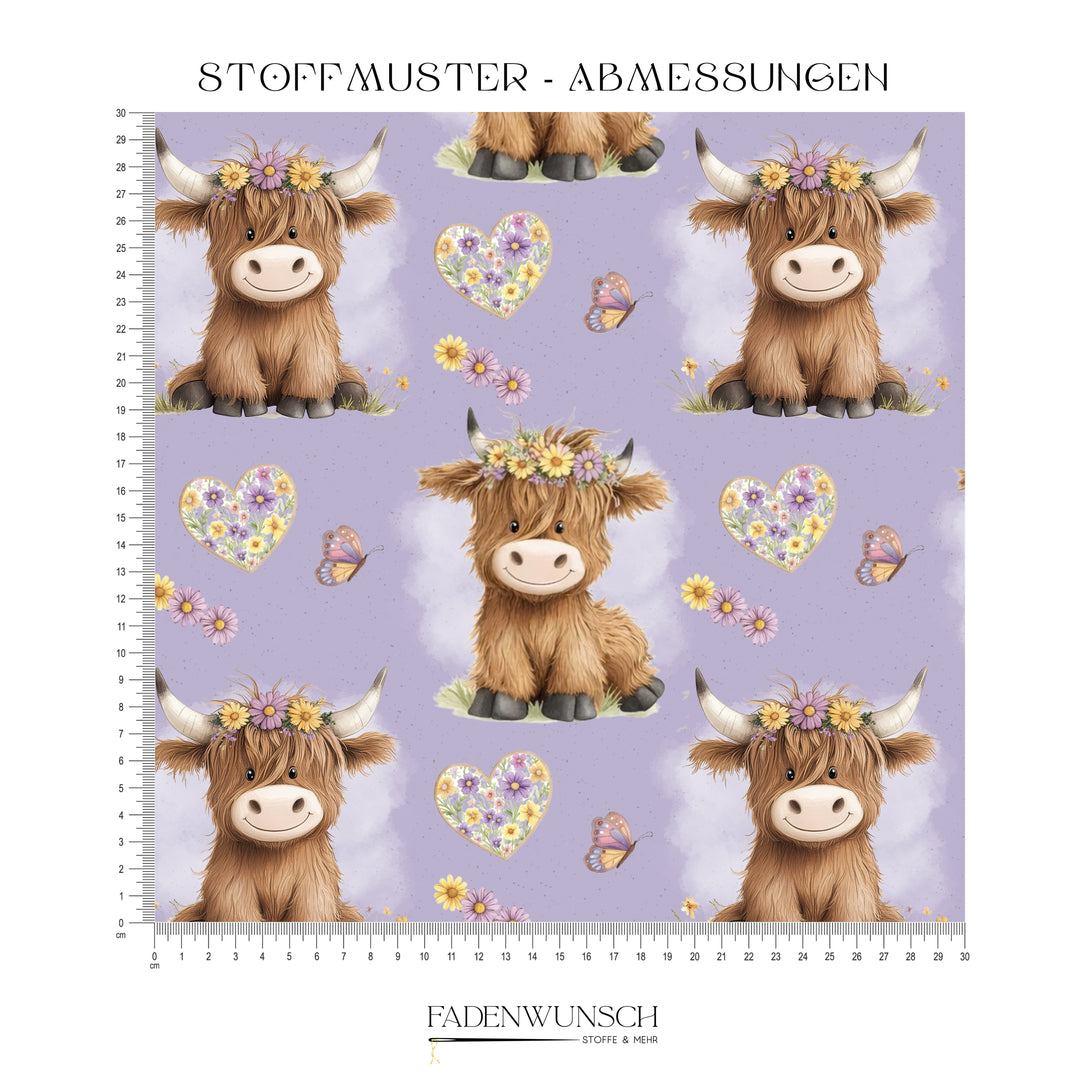 Vorbestellung | "Highland Cow" fadenwunsch 