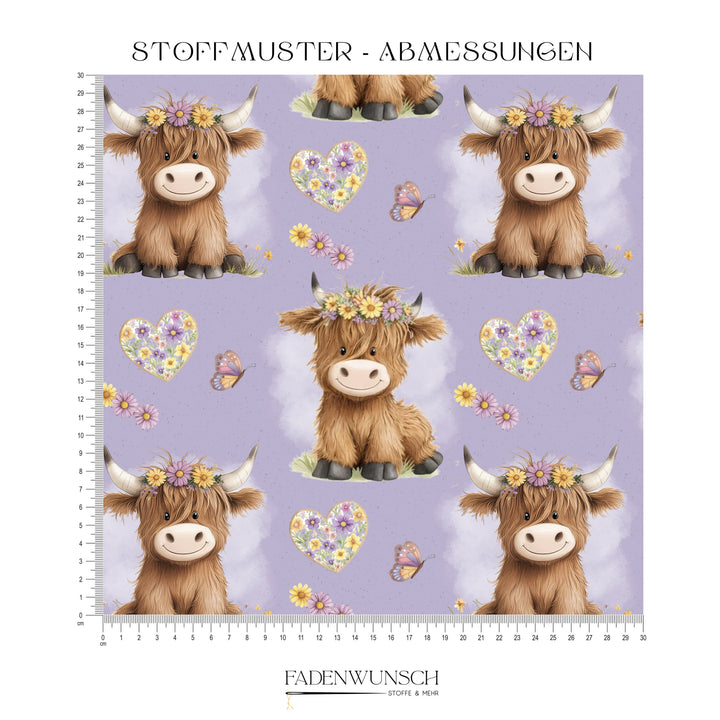 Vorbestellung | "Highland Cow" fadenwunsch 