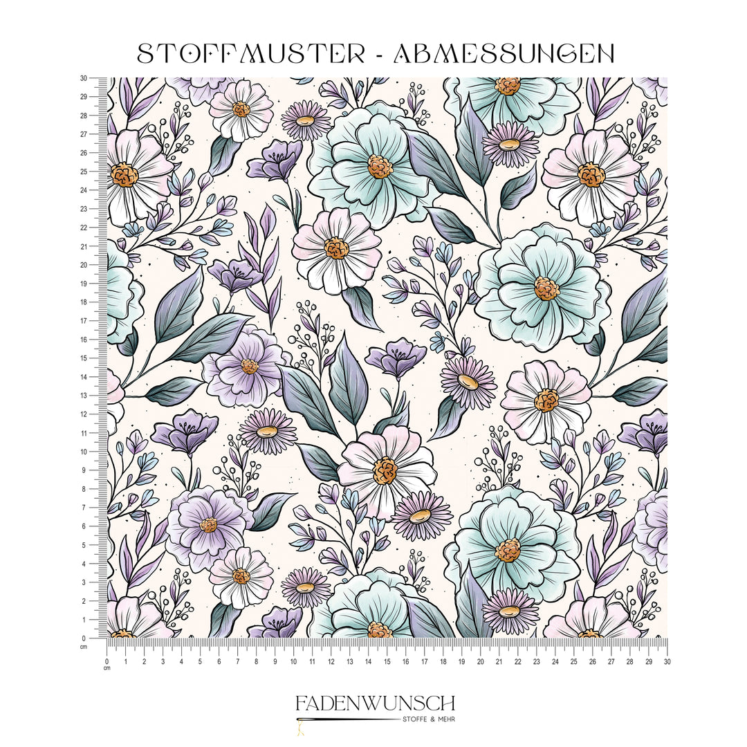 Vorbestellung | "Summer Flower Creme" fadenwunsch 