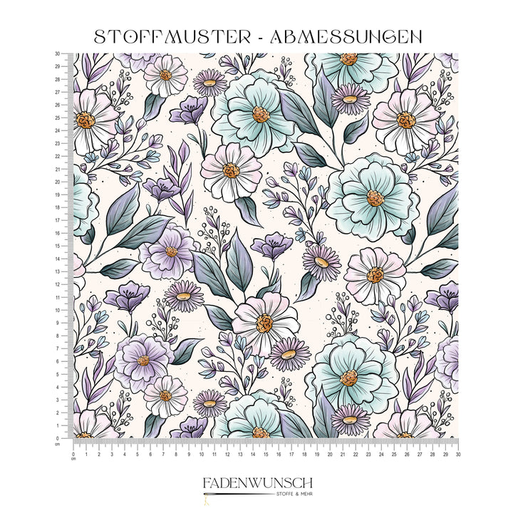 Vorbestellung | "Summer Flower Creme" fadenwunsch 