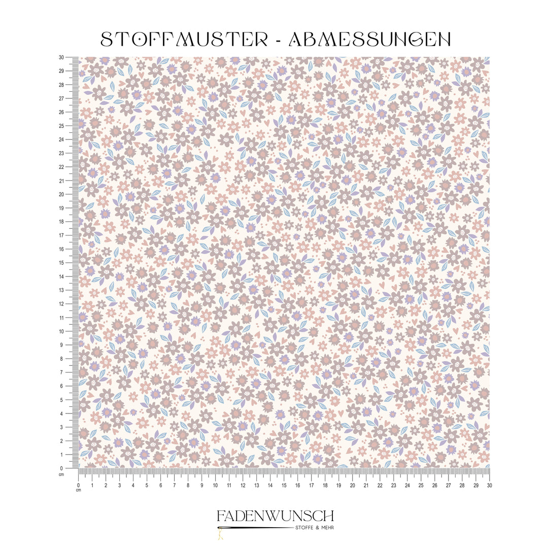 Vorbestellung | "Streublumen Beige" fadenwunsch 