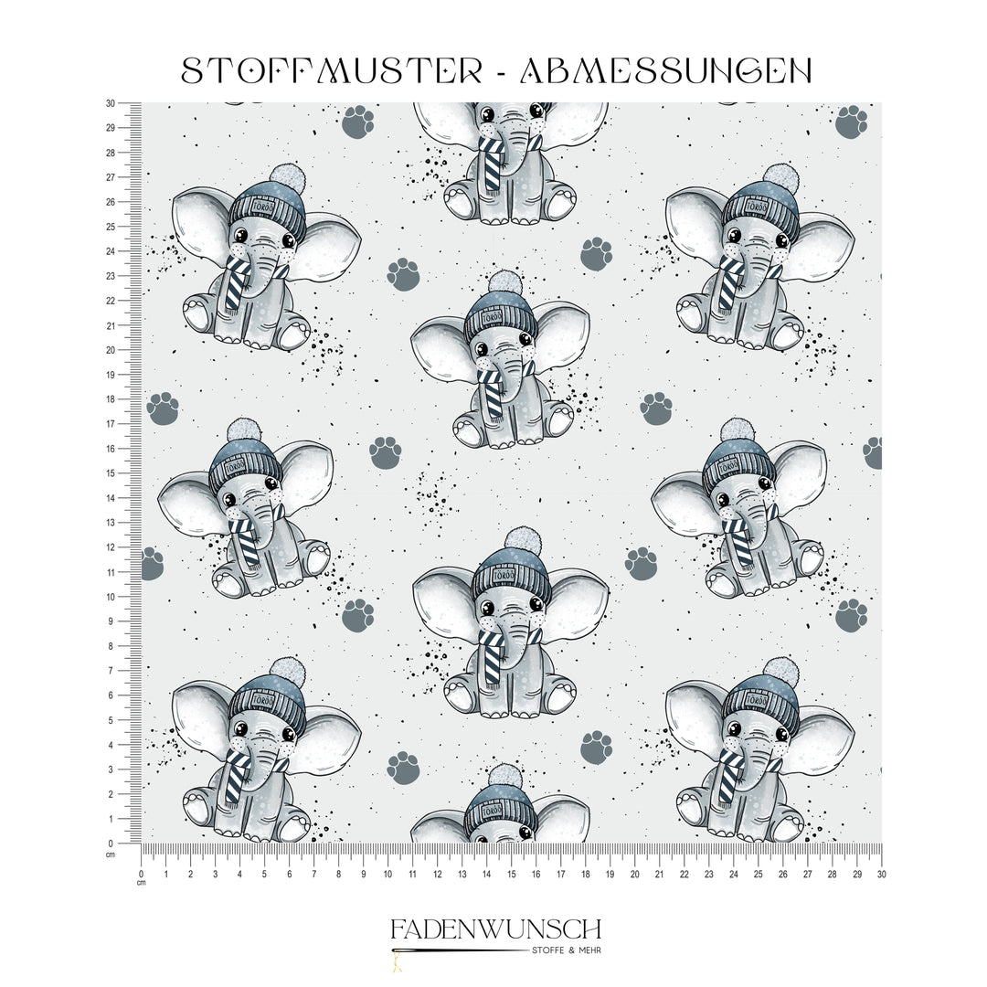 Vorbestellung | "Winter Elephant Boy" fadenwunsch 