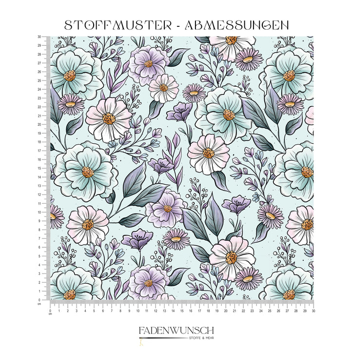 Vorbestellung | "Summer Flower Mint" fadenwunsch 
