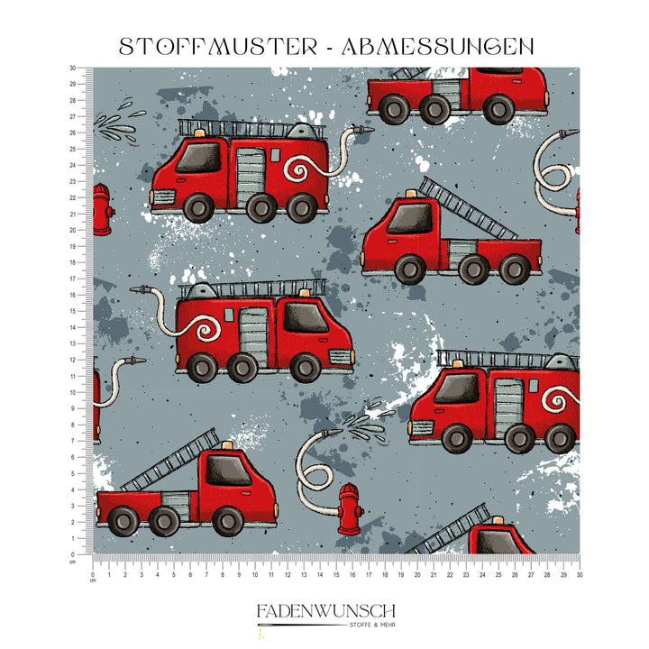 Vorbestellung | "Fire Trucks" fadenwunsch 