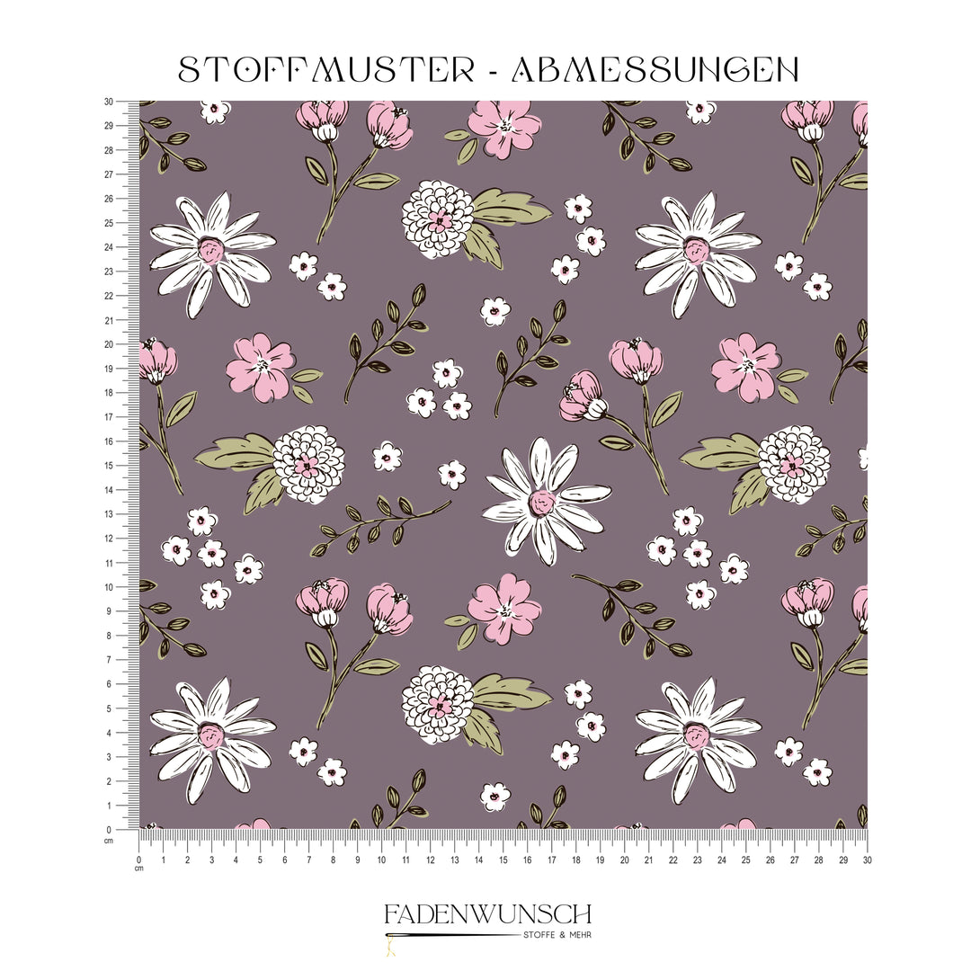 Vorbestellung | "Faded Flower Mauve" fadenwunsch 