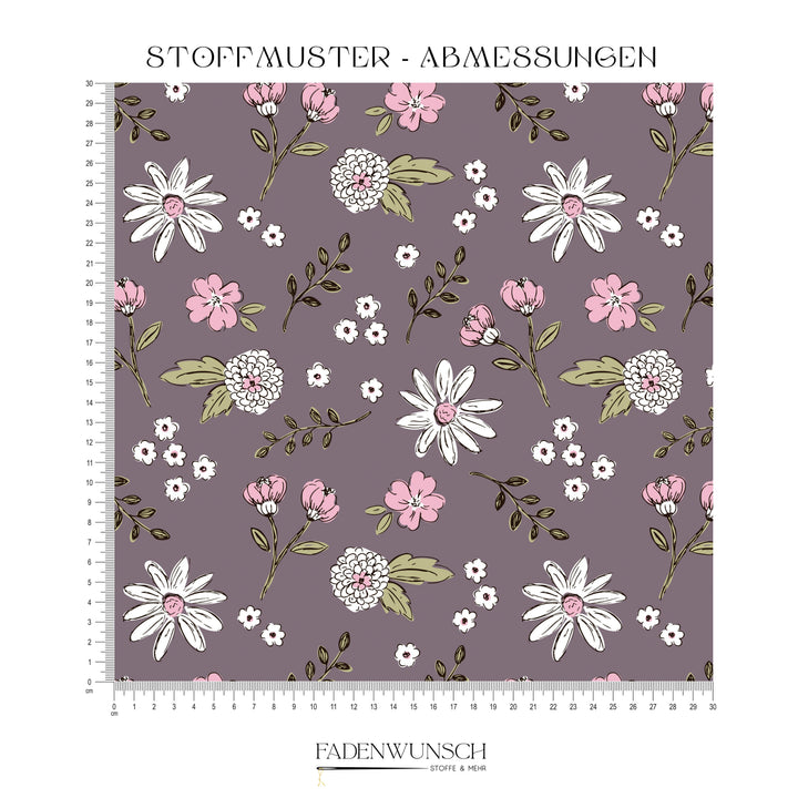 Vorbestellung | "Faded Flower Mauve" fadenwunsch 