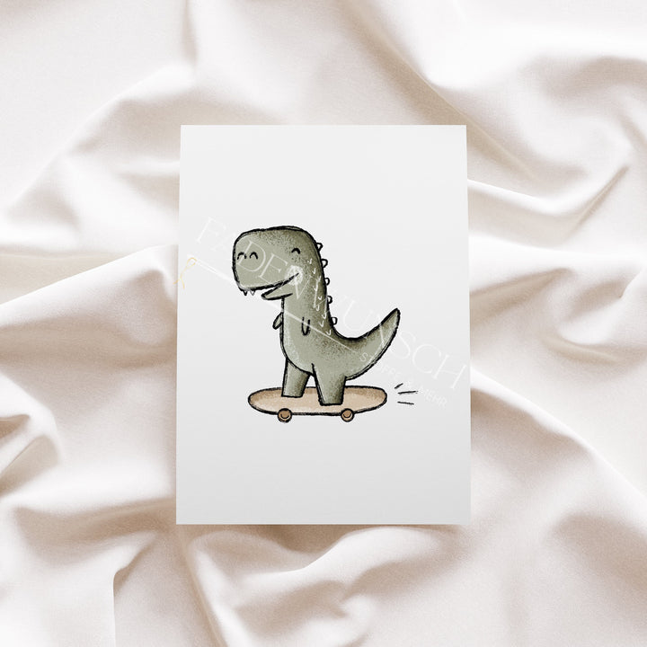 Vorbestellung | Bügelbild "Dino Roll 2" fadenwunsch 