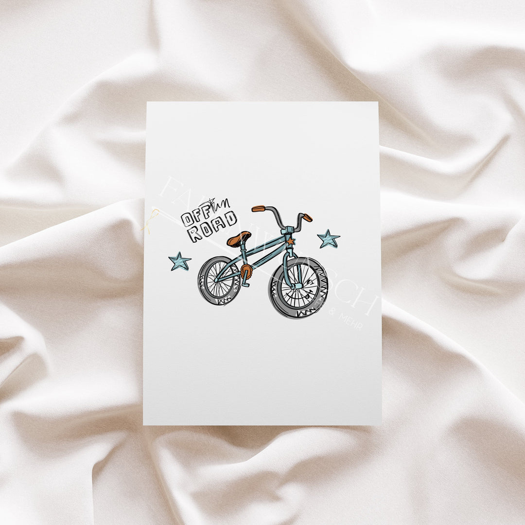 Vorbestellung | Bügelbild "Bike Parts Kombi" fadenwunsch 