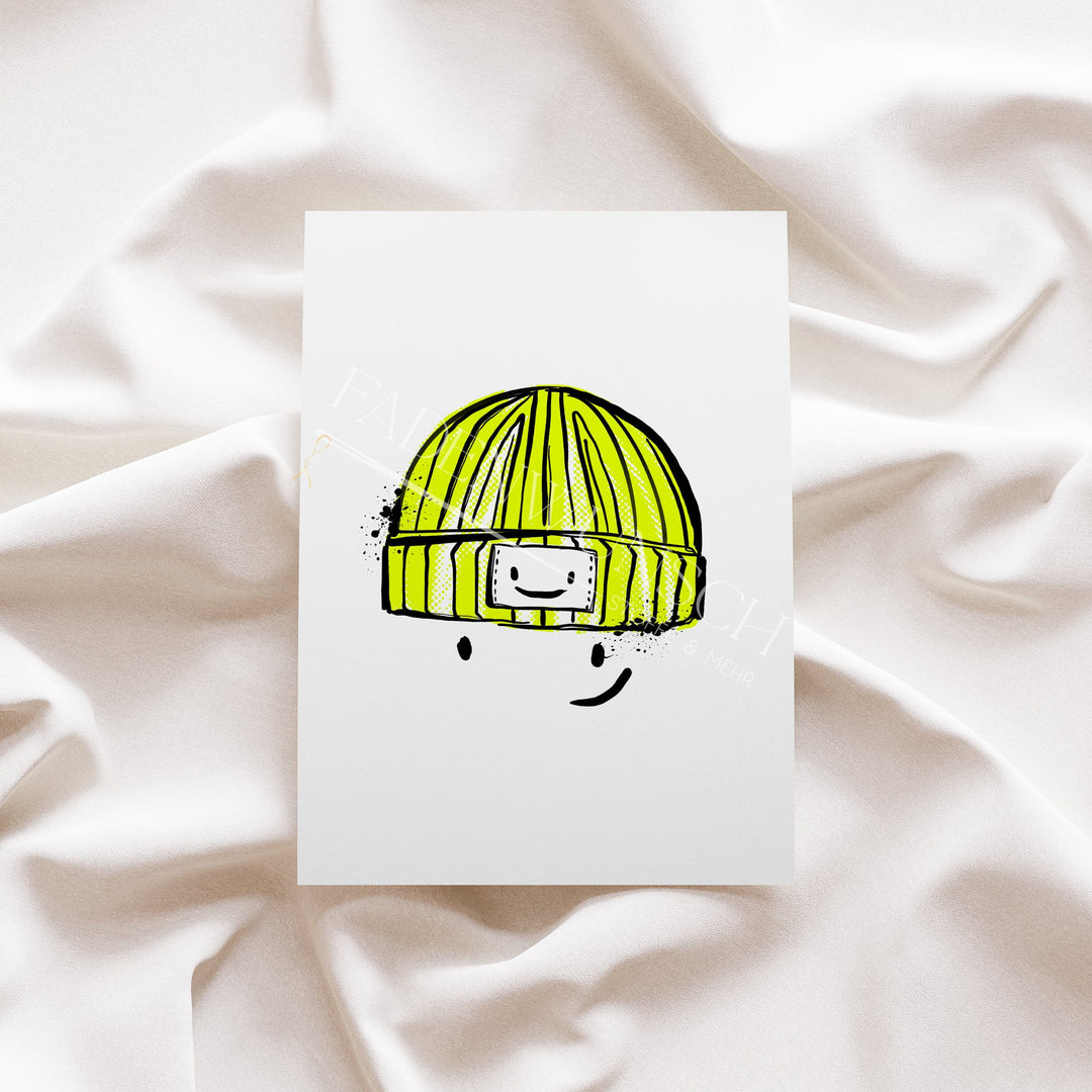 Vorbestellung | Bügelbild "Be Unique Beanie" fadenwunsch 