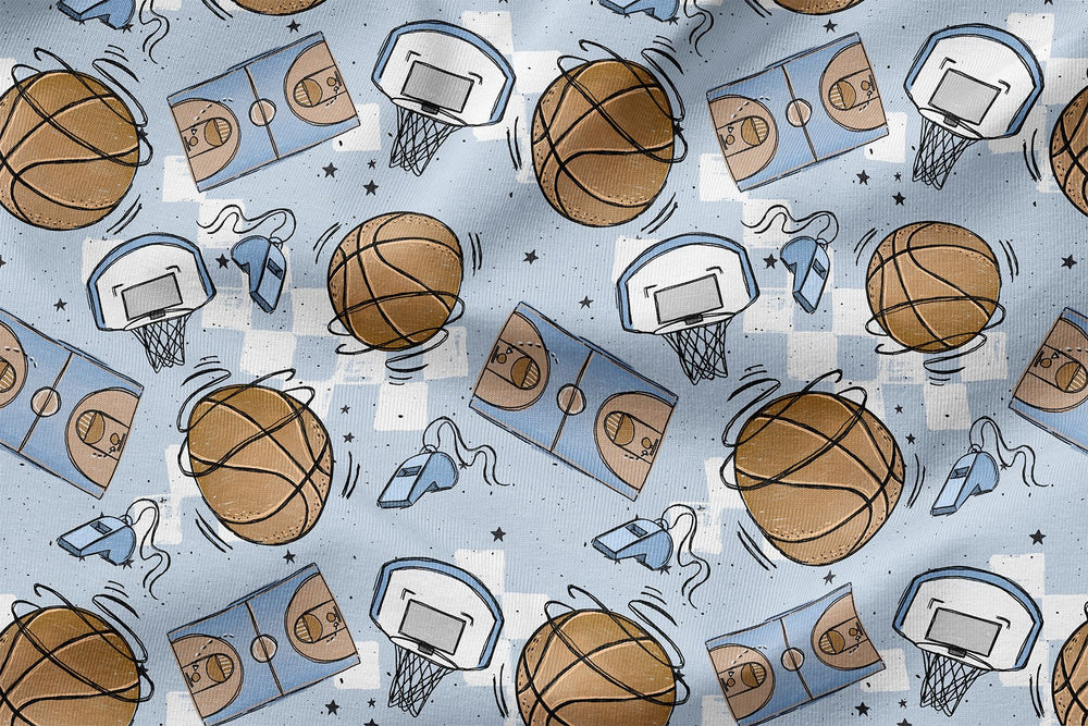 Vorbestellung | "Basketball - Hellblau" fadenwunsch 