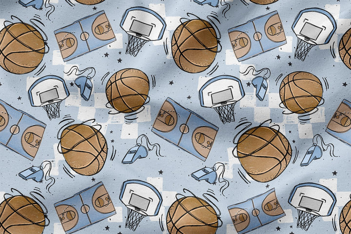Vorbestellung | "Basketball - Hellblau" fadenwunsch 
