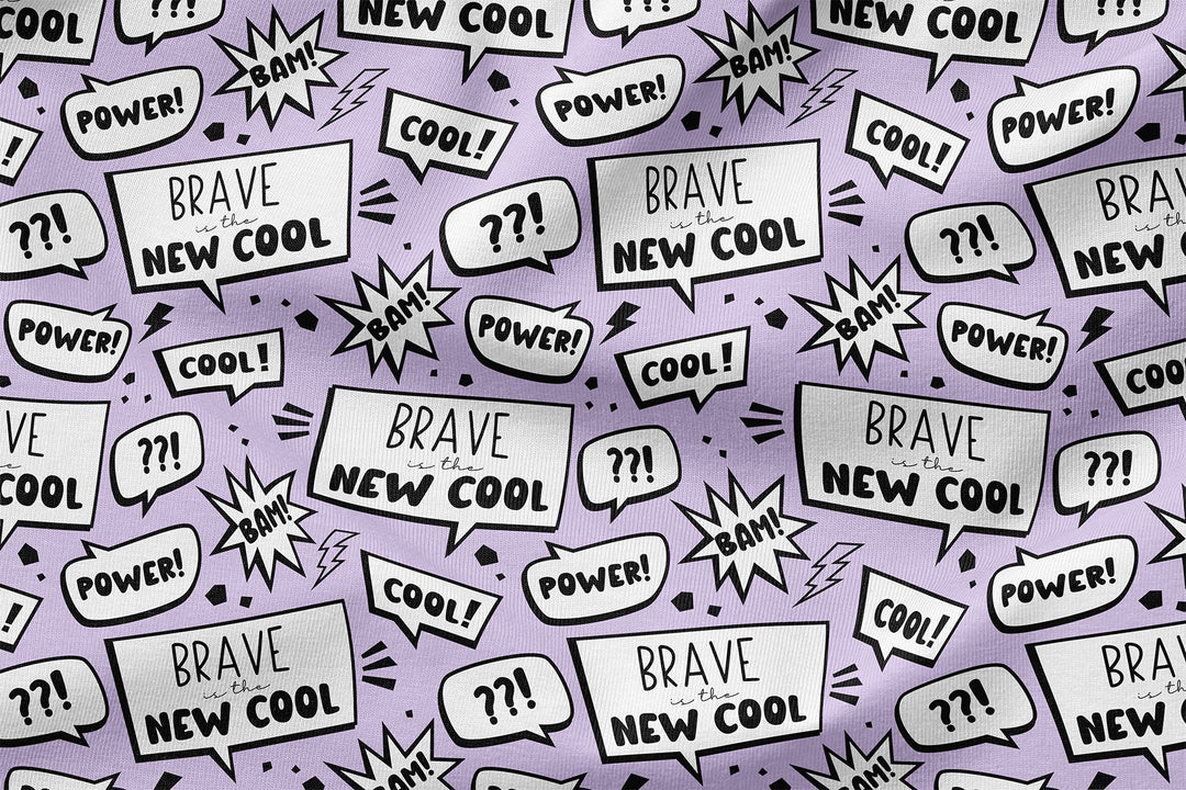 Vorbestellung | "Brave ist the new Cool - Flieder" fadenwunsch 
