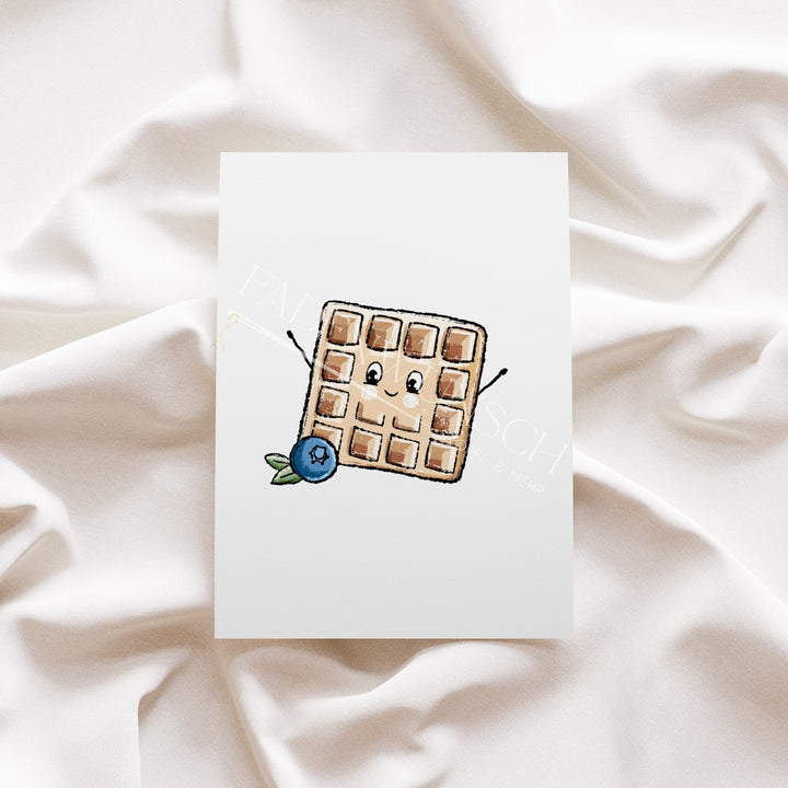 Vorbestellung | Bügelbild "Waffelbro" fadenwunsch 