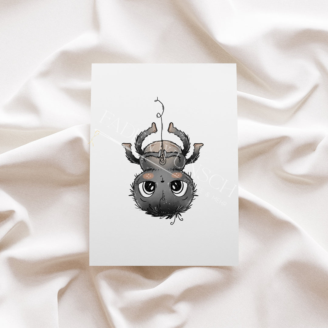 Vorbestellung | Bügelbild "Kleine Spinne Boy 2" fadenwunsch 