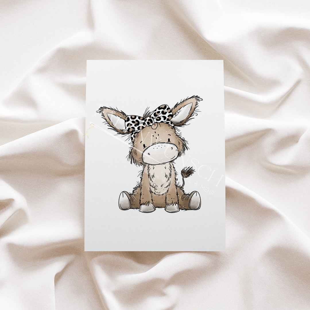 Vorbestellung | Bügelbild "Eseltag 5" fadenwunsch 